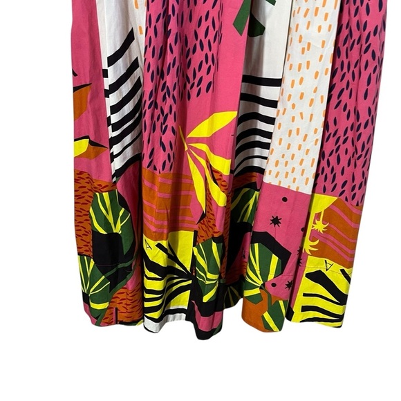 TWINSET ACTITUDE Printed Poplin Long Skirt - Picture 7 of 15